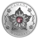 2025 1oz Canada Williamson Diamond Brooch .9999 Silver Proof Coin