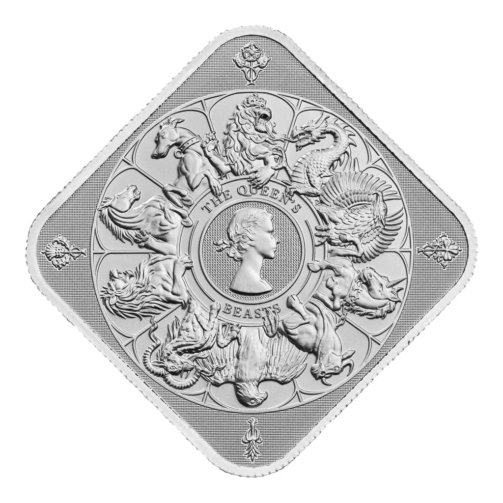 1 oz  Queen's Beasts Completer .9999 Silver  Bar