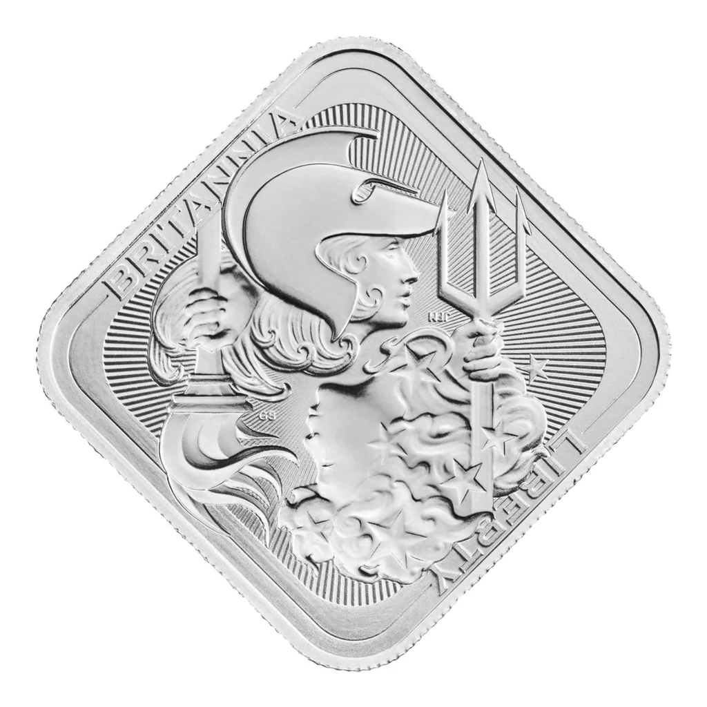 1 oz Britannia and Liberty Silver  Bar