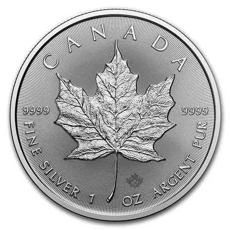 2019 - Incused Canadian Maple Leaf 